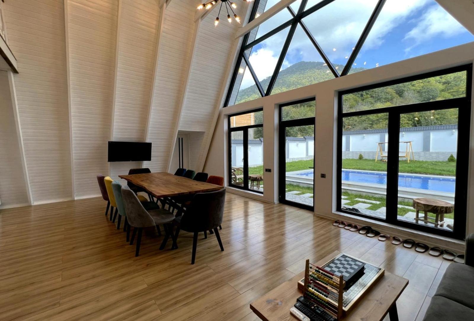 גאלבה Qafqaz Mountside Chalet מראה חיצוני תמונה