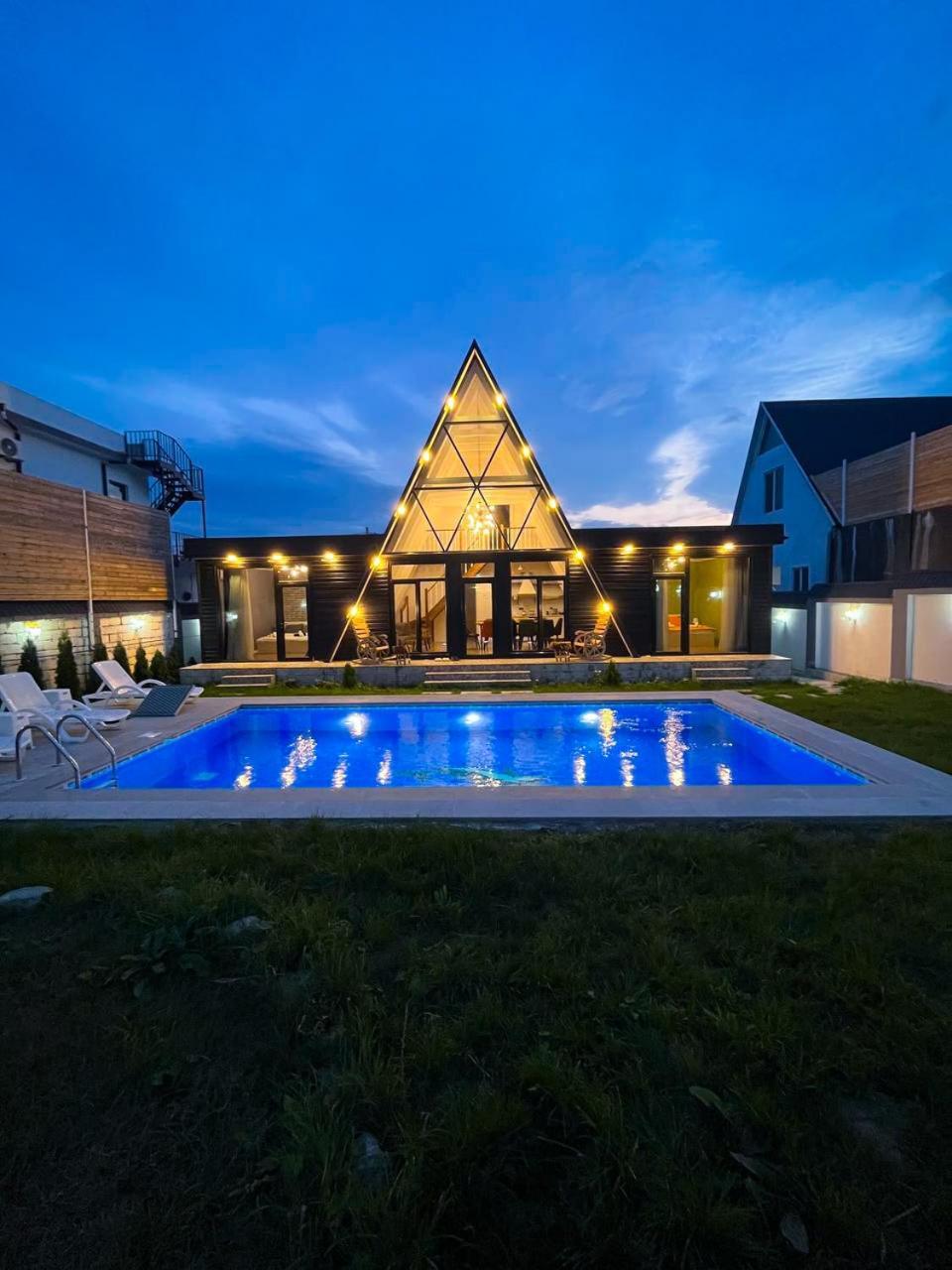 גאלבה Qafqaz Mountside Chalet מראה חיצוני תמונה